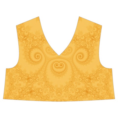 Golden Honey Swirls Kids  Midi Sailor Dress from ArtsNow.com Front Top