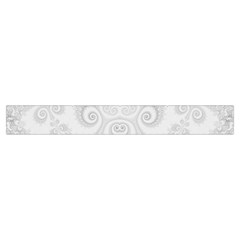 Wedding White Swirls Spirals Makeup Case (Small) from ArtsNow.com Zipper Tape Front