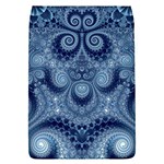 Royal Blue Swirls Removable Flap Cover (L)