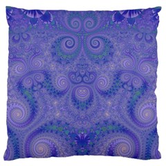 Mystic Purple Swirls Standard Flano Cushion Case (Two Sides) from ArtsNow.com Back