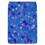 Cornflower Blue Floral Print Removable Flap Cover (S)