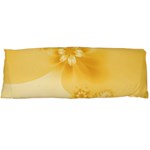 Saffron Yellow Floral Print Body Pillow Case (Dakimakura)
