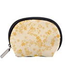 Yellow Flowers Floral Print Accessory Pouch (Small)