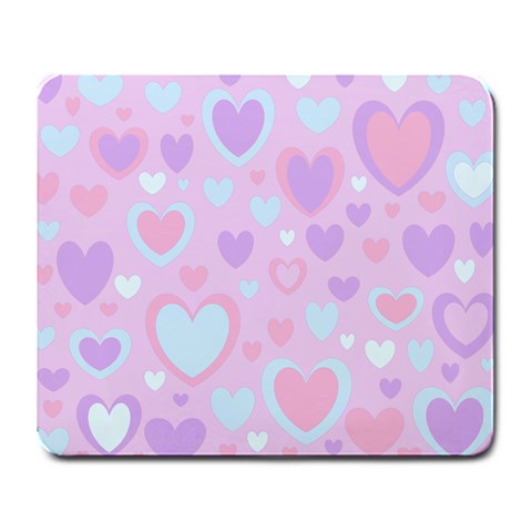 Unicorn Hearts Large Mousepads from ArtsNow.com Front