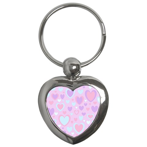 Unicorn Hearts Key Chain (Heart) from ArtsNow.com Front