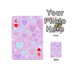 Unicorn Hearts Playing Cards 54 Designs (Mini) from ArtsNow.com Front - Heart6