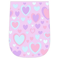 Unicorn Hearts Wristlet Pouch Bag (Small) from ArtsNow.com Left Side
