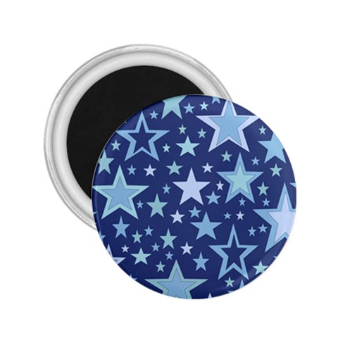 Stars Blue 2.25  Magnets from ArtsNow.com Front