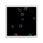 Bubble in blavk background Memory Card Reader (Square)