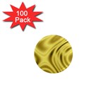 Golden wave  1  Mini Magnets (100 pack) 