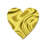 Golden wave  Heart Magnet