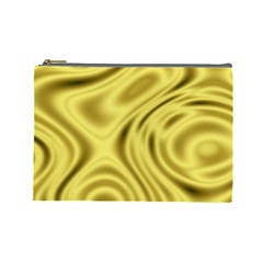 Golden wave  Cosmetic Bag (Large) from ArtsNow.com Front
