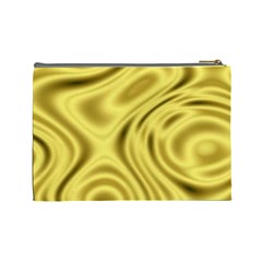 Golden wave  Cosmetic Bag (Large) from ArtsNow.com Back