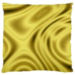 Golden wave  Large Cushion Case (One Side)