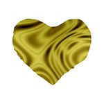 Golden wave  Standard 16  Premium Heart Shape Cushions