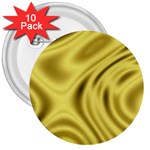 Golden Wave 3  Buttons (10 pack) 