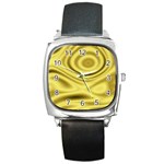 Golden Wave 3 Square Metal Watch