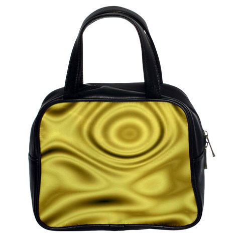Golden Wave 3 Classic Handbag (Two Sides) from ArtsNow.com Front