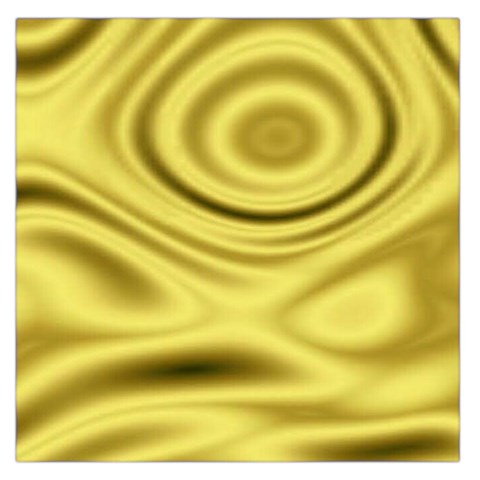 Golden Wave 3 Large Satin Scarf (Square) from ArtsNow.com Front