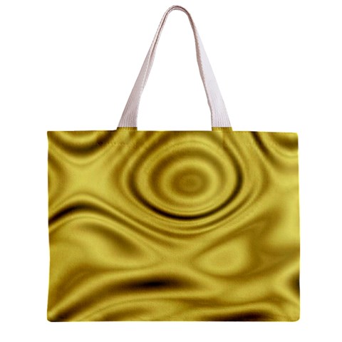 Golden Wave 3 Zipper Mini Tote Bag from ArtsNow.com Front