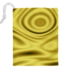 Golden Wave 3 Drawstring Pouch (4XL) from ArtsNow.com Back