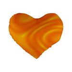 Honey Wave 1 Standard 16  Premium Heart Shape Cushions