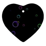 Bubble In Dark Ornament (Heart)