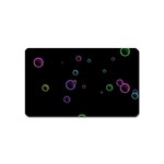 Bubble In Dark Magnet (Name Card)