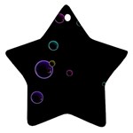 Bubble In Dark Star Ornament (Two Sides)