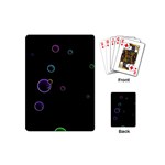 Bubble In Dark Playing Cards Single Design (Mini)