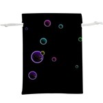 Bubble In Dark  Lightweight Drawstring Pouch (XL)