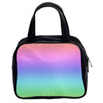 Pastel Rainbow Ombre Gradient Classic Handbag (Two Sides)