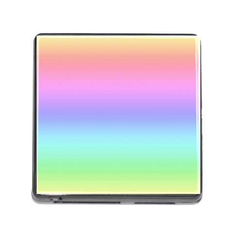 Pastel Rainbow Ombre Gradient Memory Card Reader (Square 5 Slot) from ArtsNow.com Front