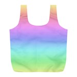 Pastel Rainbow Ombre Gradient Full Print Recycle Bag (L)
