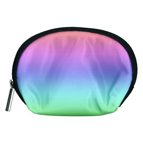 Pastel Rainbow Ombre Gradient Accessory Pouch (Medium) from ArtsNow.com Front
