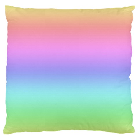 Pastel Rainbow Ombre Gradient Standard Flano Cushion Case (Two Sides) from ArtsNow.com Front