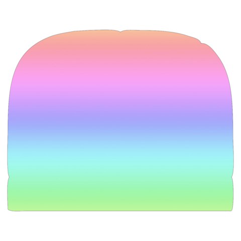 Pastel Rainbow Ombre Gradient Makeup Case (Large) from ArtsNow.com Front