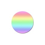 Pastel Rainbow Diamond Pattern Golf Ball Marker (4 pack)