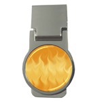 Gold Flame Ombre Money Clips (Round) 