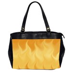 Gold Flame Ombre Oversize Office Handbag (2 Sides)
