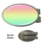 Pastel Rainbow Ombre Money Clips (Oval) 