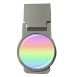 Pastel Rainbow Ombre Money Clips (Round) 