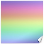 Pastel Rainbow Ombre Canvas 20  x 20 