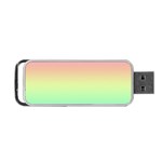 Pastel Rainbow Ombre Portable USB Flash (One Side)