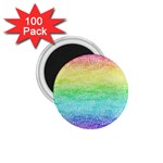 Rainbow Ombre Texture 1.75  Magnets (100 pack) 