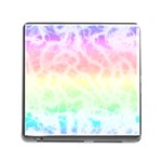 Pastel Rainbow Tie Dye Memory Card Reader (Square 5 Slot)
