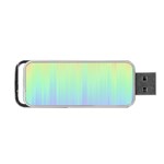 Pastel Rainbow Gradient Portable USB Flash (One Side)