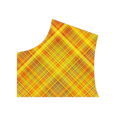 Orange Madras Plaid Women s Button Up Vest from ArtsNow.com Top Left