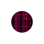 Pink Black Punk Plaid Golf Ball Marker (10 pack)