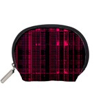 Pink Black Punk Plaid Accessory Pouch (Small)